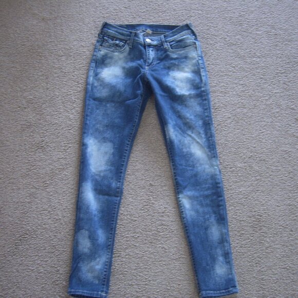 Like New Excellent Condition True Religion Women Jeans sz 26 Made in USA - Picture 1 of 4